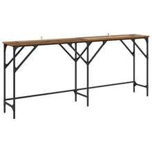 Wandtafel Oud Hout 180 x 30 x 75 cm Bewerkt hout
