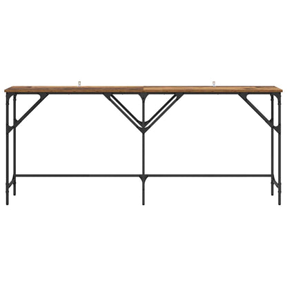 Wandtafel Oud Hout 180 x 30 x 75 cm Bewerkt hout