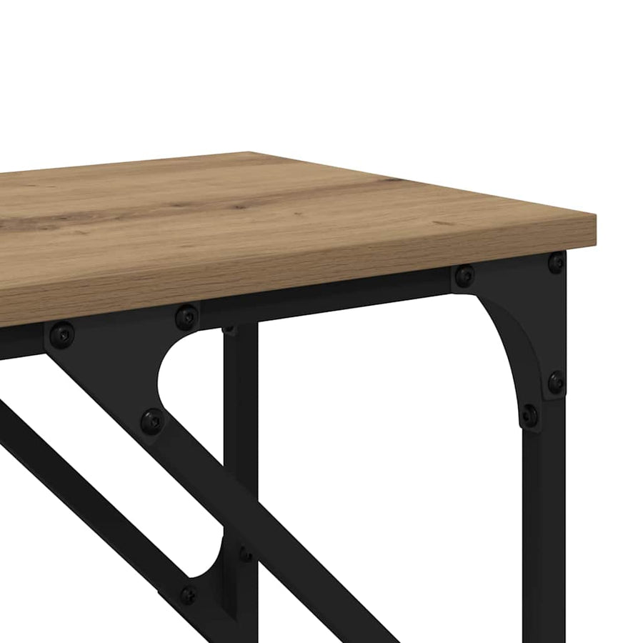 Wandtafel Artisan Eiken 180 x 30 x 75 cm Bewerkt hout