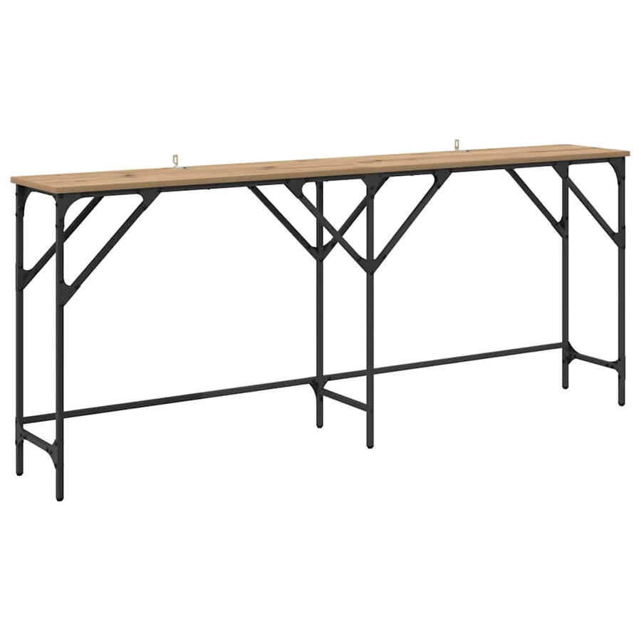 Wandtafel Artisan Eiken 180 x 30 x 75 cm Bewerkt hout
