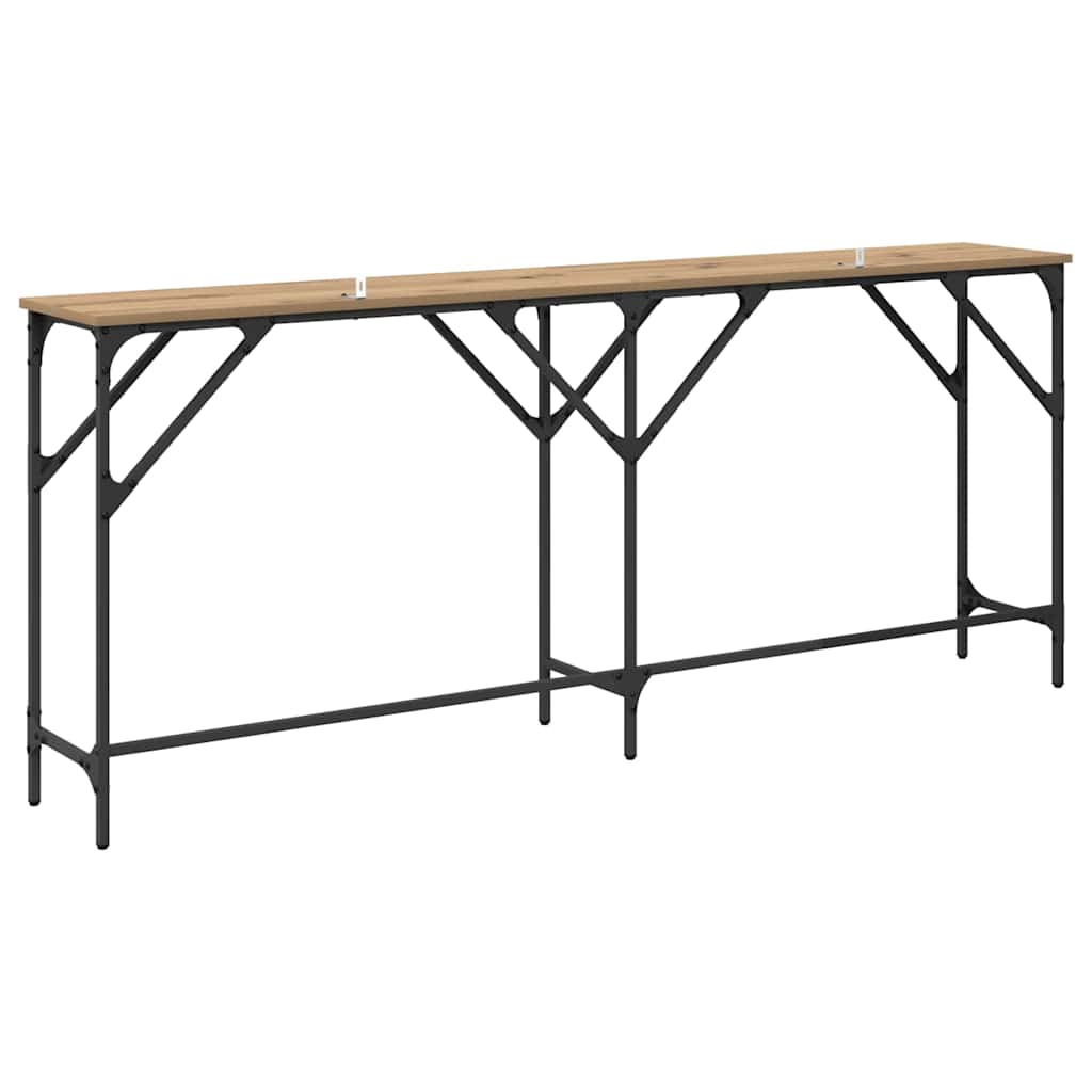 Wandtafel Artisan Eiken 180 x 30 x 75 cm Bewerkt hout