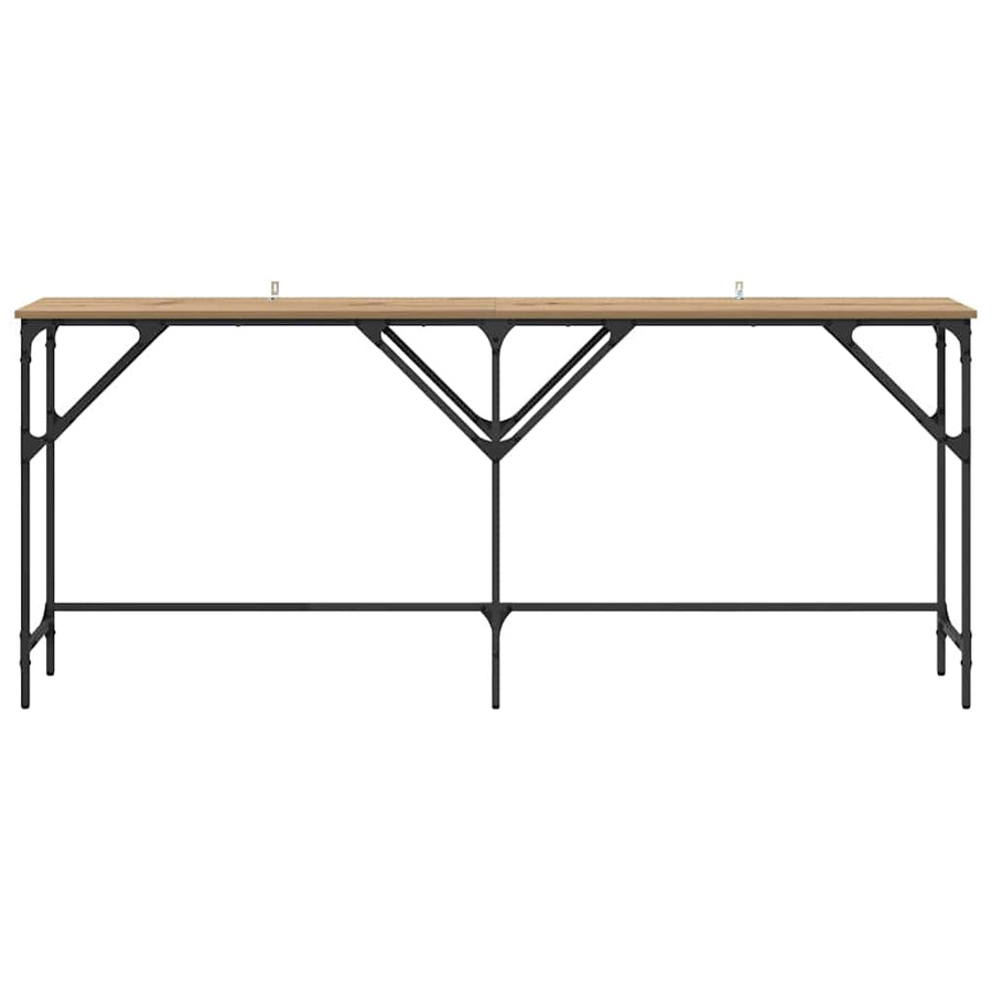 Wandtafel Artisan Eiken 180 x 30 x 75 cm Bewerkt hout