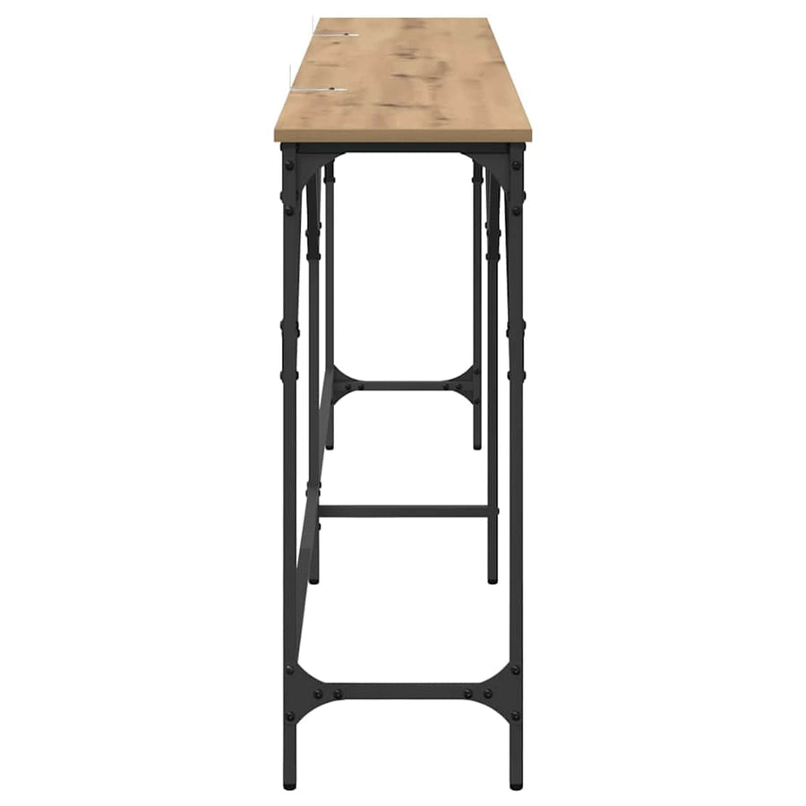 Wandtafel Artisan Eiken 180 x 30 x 75 cm Bewerkt hout