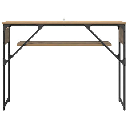 Consoletafel Artisan Eiken 105x30x75cm Bewerkt hout