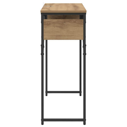 Consoletafel Artisan Eiken 75x30x75cm Bewerkt hout