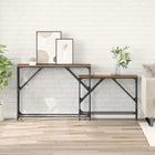 Wall table 2 pcs Solid Wood 100 x 28 x 75 cm Engineered wood
