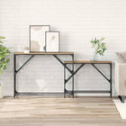 Console Table 2 pcs Artisan Oak 100 x 28 x 75 cm Engineered Wood
