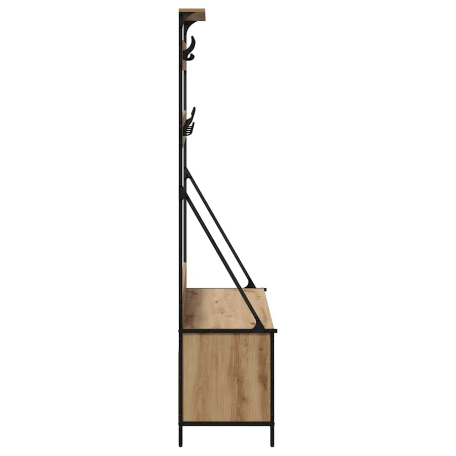 Kledingrek Artisan Eiken 100 x 41 x 184 cm Bewerkt hout