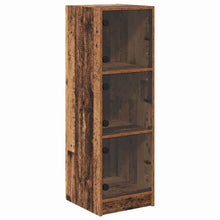 Highboard Oud Hout 35 x 37 x 109 cm Bewerkt hout