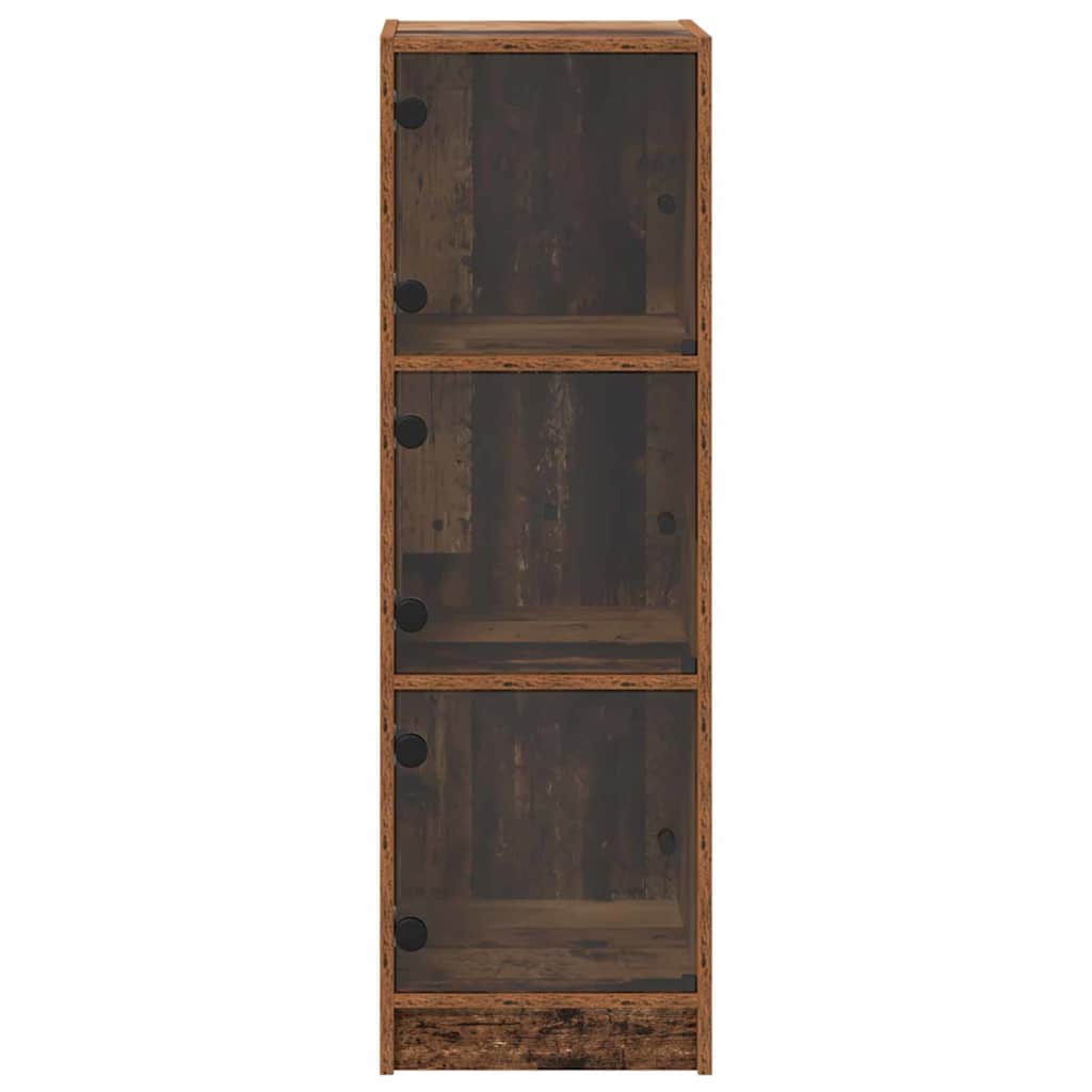 Highboard Oud Hout 35 x 37 x 109 cm Bewerkt hout