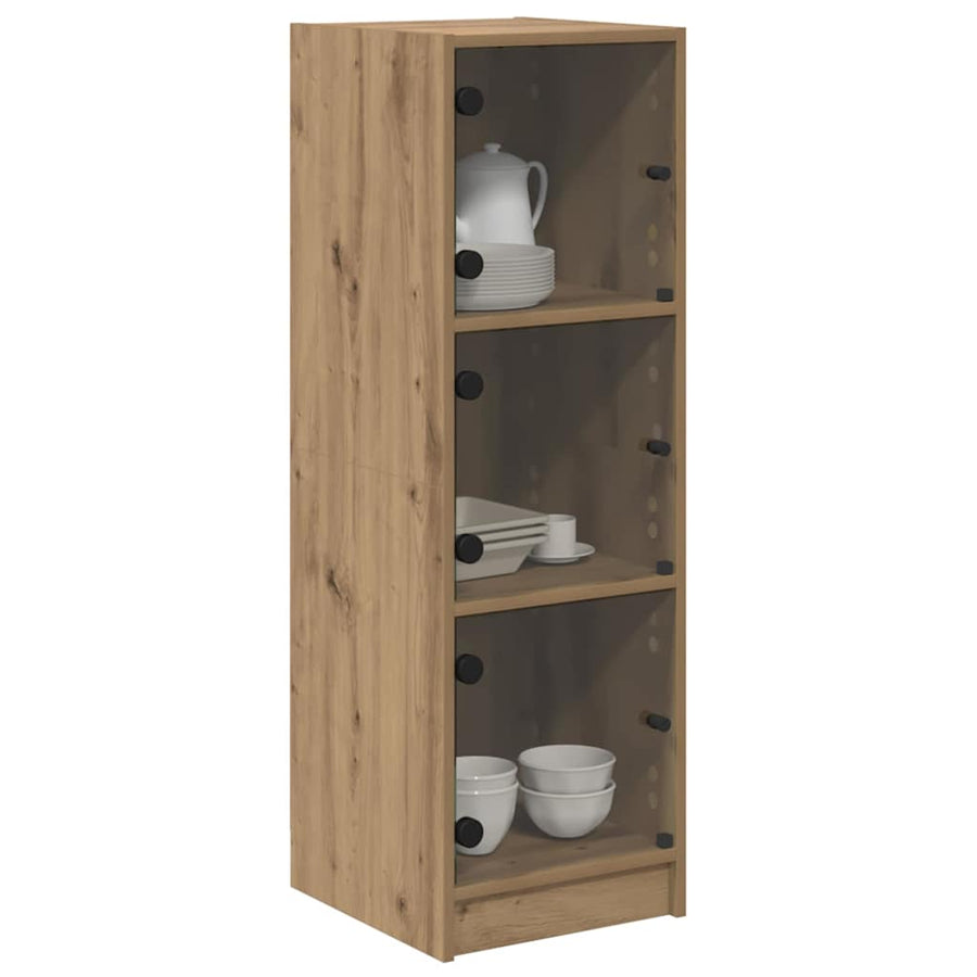 Highboard Artisan Eiken 35 x 37 x 109 cm Bewerkt hout