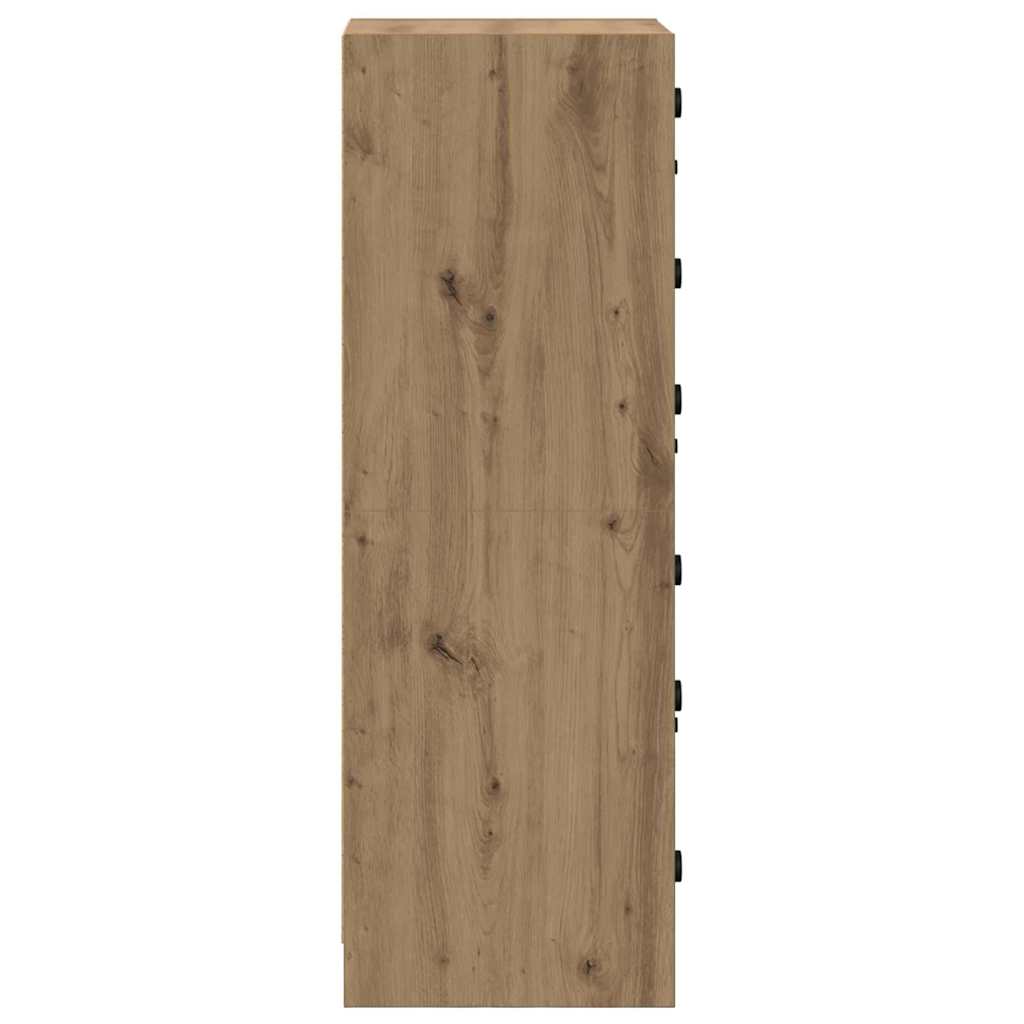 Highboard Artisan Eiken 35 x 37 x 109 cm Bewerkt hout