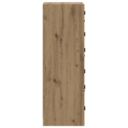 Highboard Artisan Eiken 35 x 37 x 109 cm Bewerkt hout