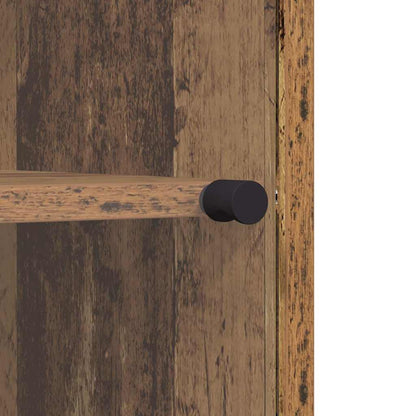 Dressoir Oud hout 35 x 37 x 76 cm Bewerkt hout