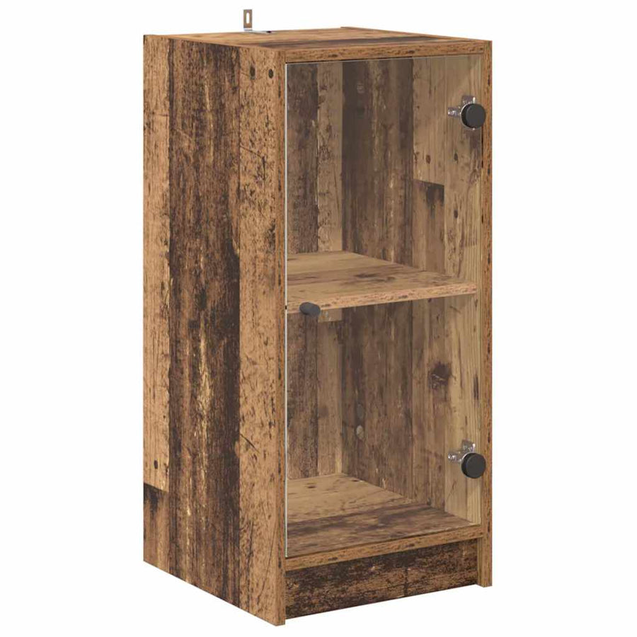 Dressoir Oud hout 35 x 37 x 76 cm Bewerkt hout