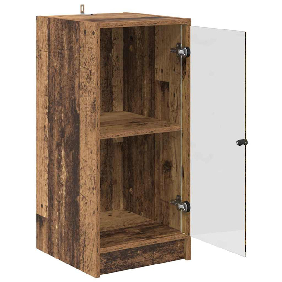 Dressoir Oud hout 35 x 37 x 76 cm Bewerkt hout