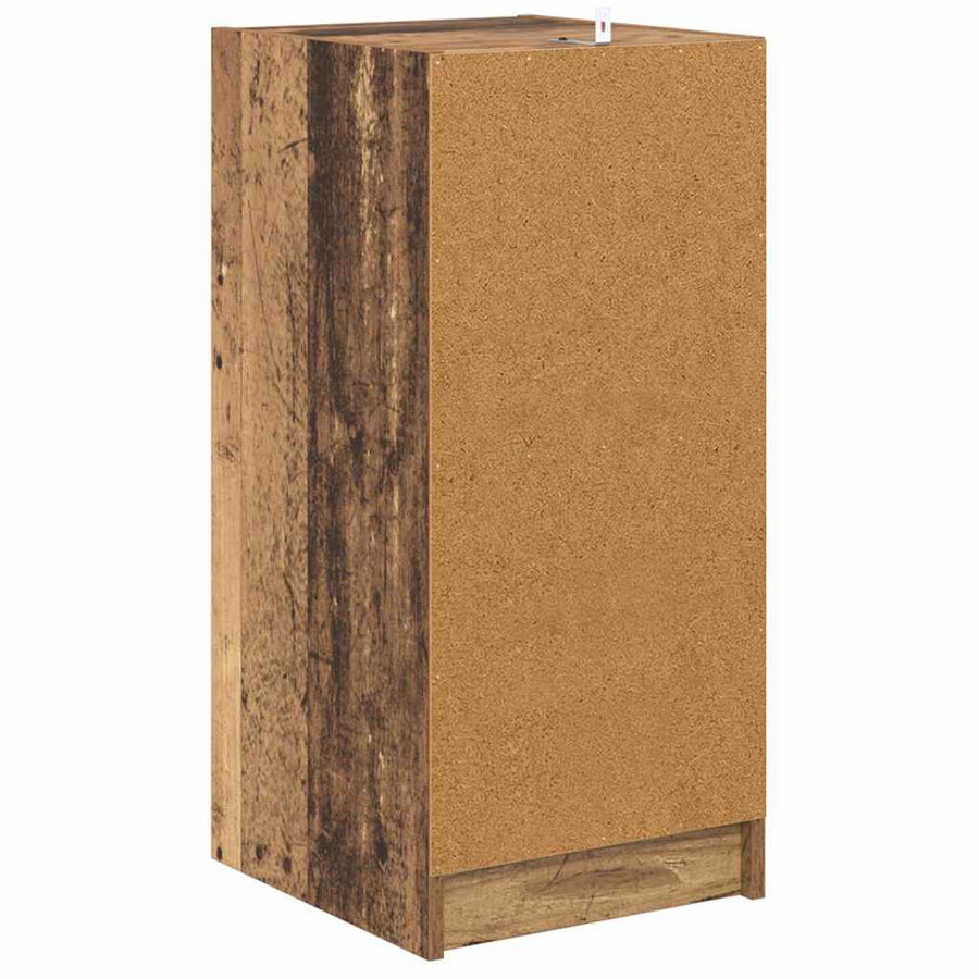 Dressoir Oud hout 35 x 37 x 76 cm Bewerkt hout