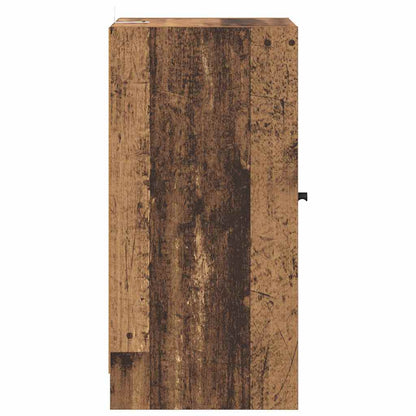 Dressoir Oud hout 35 x 37 x 76 cm Bewerkt hout