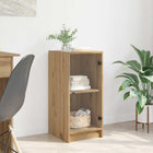 Artisan oak-colored sideboard 35 x 37 x 76 cm Engineered wood