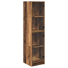 Highboard Oud Hout 35 x 37 x 142 cm Bewerkt hout