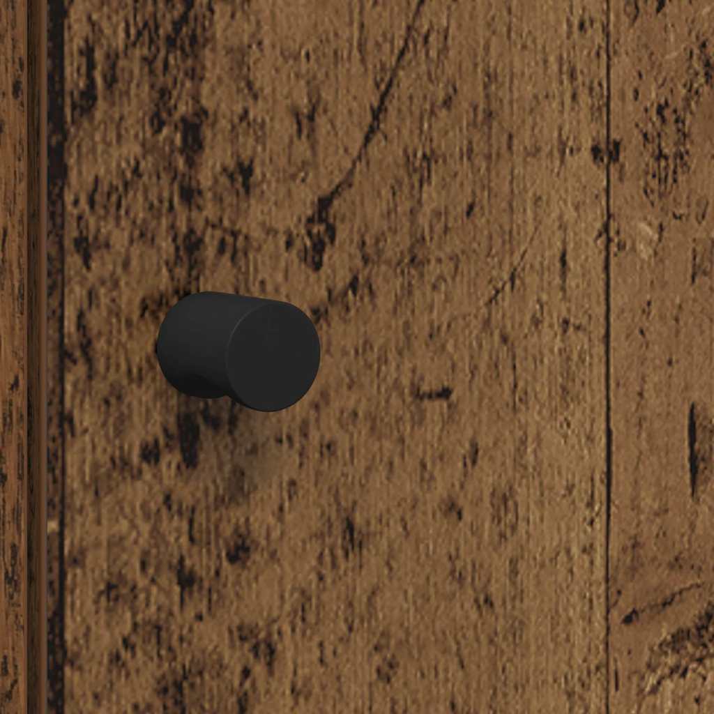 Highboard Oud Hout 35 x 37 x 142 cm Bewerkt hout