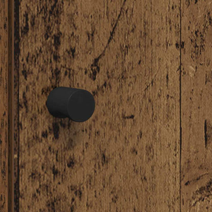Highboard Oud Hout 35 x 37 x 142 cm Bewerkt hout
