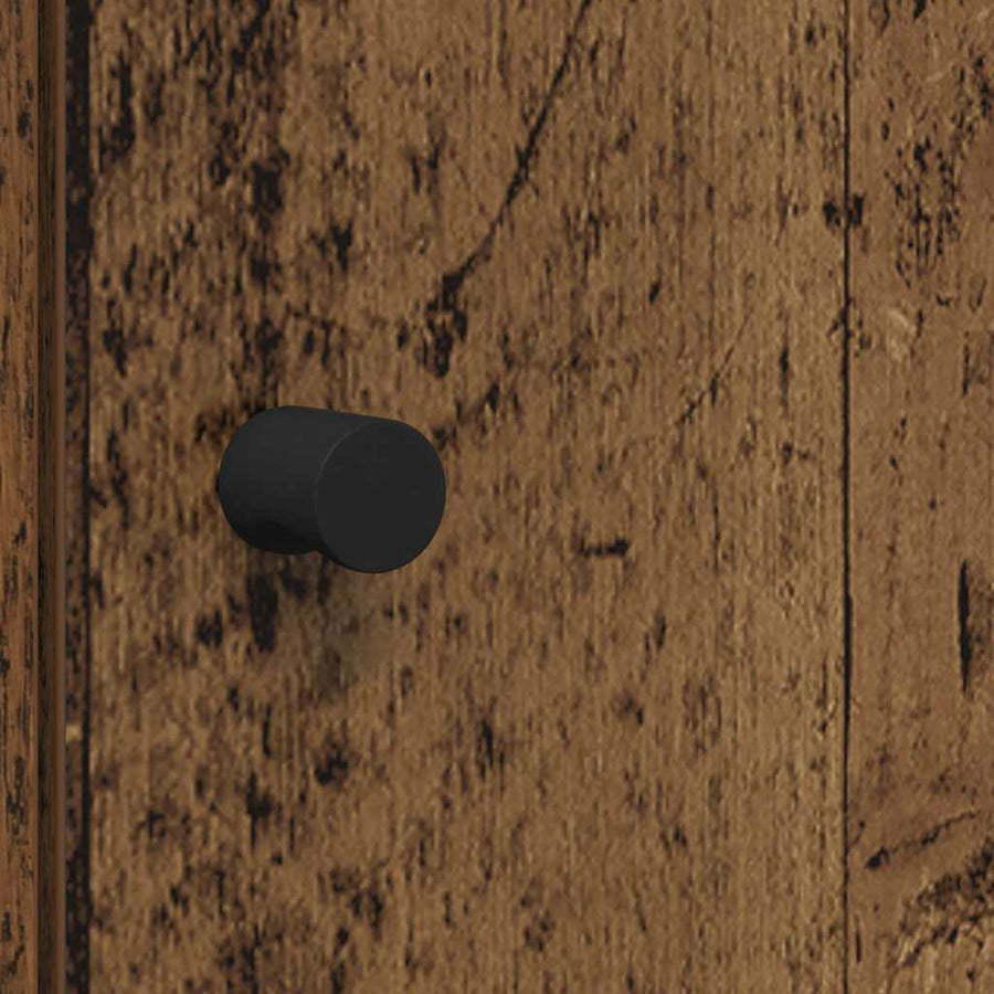 Highboard Oud Hout 35 x 37 x 142 cm Bewerkt hout