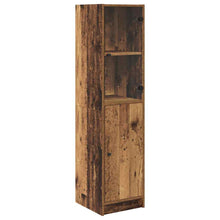 Highboard Oud Hout 35 x 37 x 142 cm Bewerkt hout