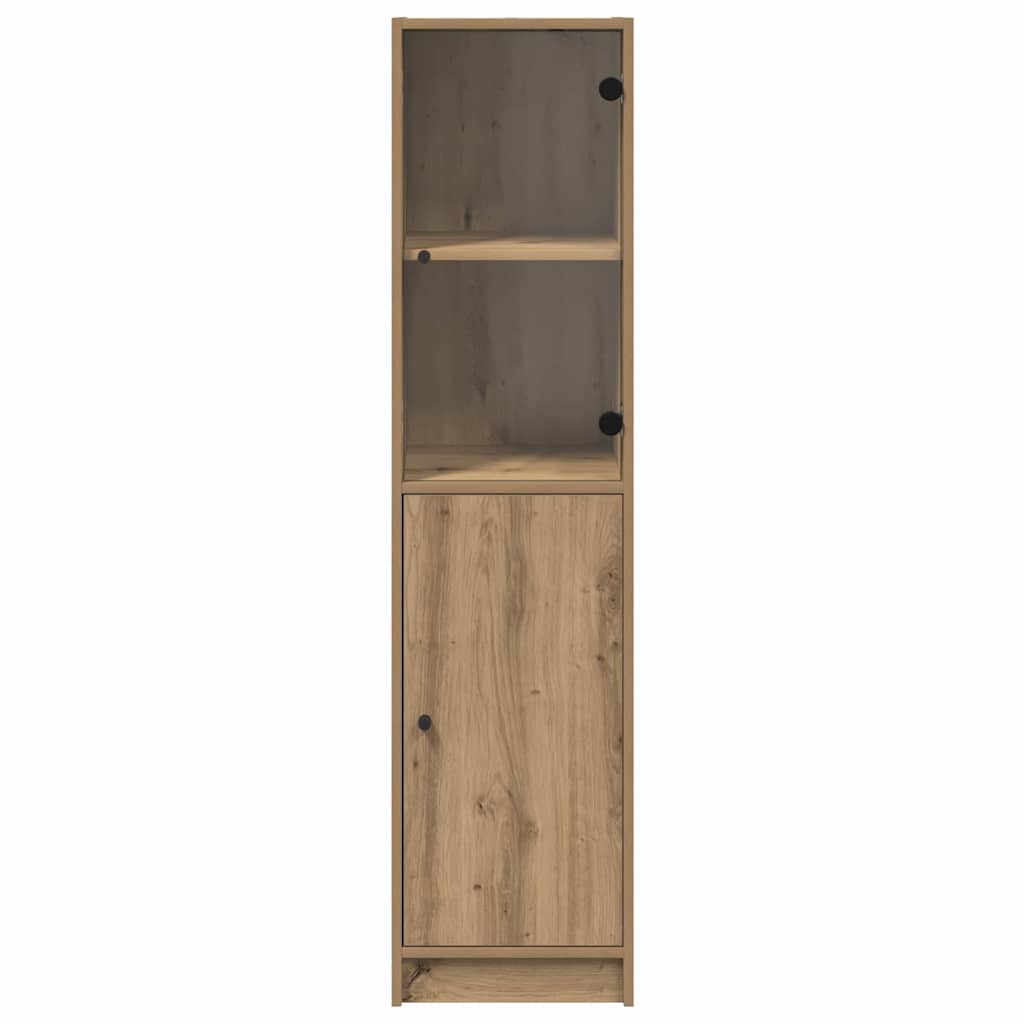 Highboard Artisan Eiken 35 x 37 x 142 cm Bewerkt hout