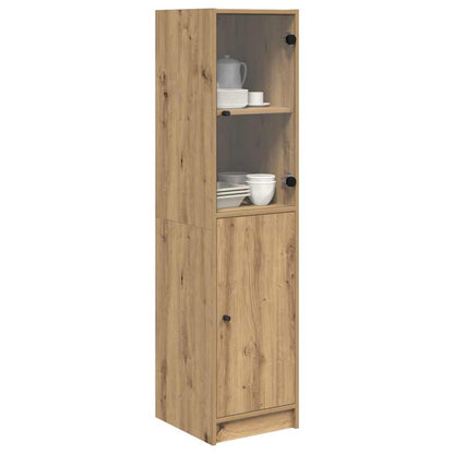 Highboard Artisan Eiken 35 x 37 x 142 cm Bewerkt hout