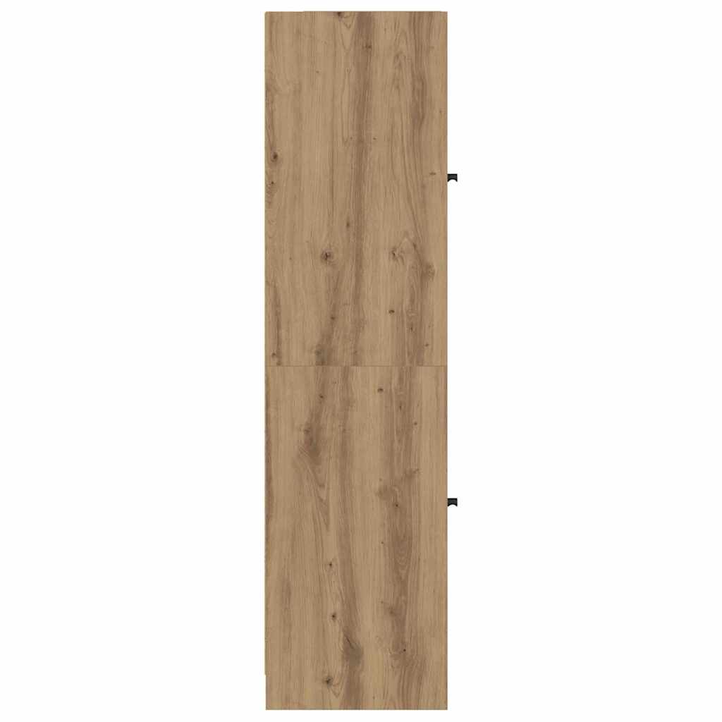 Highboard Artisan Eiken 35 x 37 x 142 cm Bewerkt hout