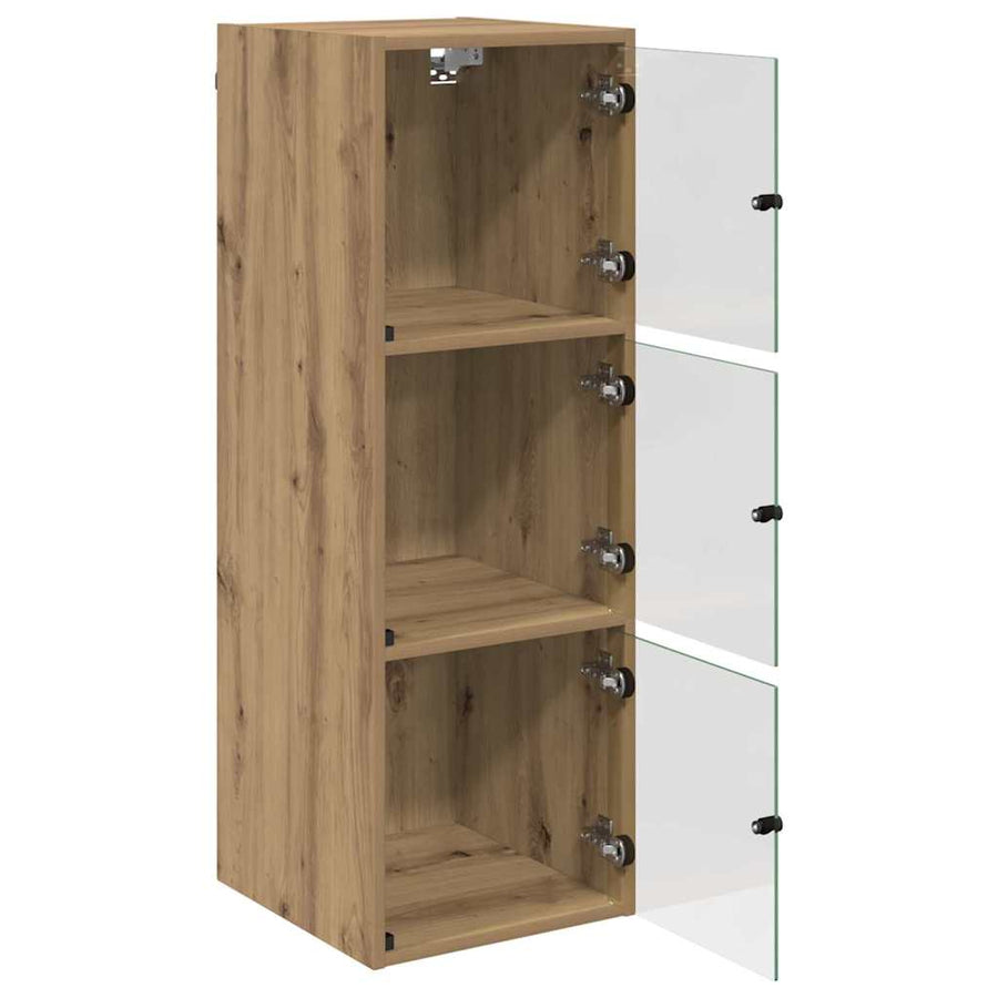 Wandkast Artisan Eiken 35 x 37 x 102 cm Bewerkt hout