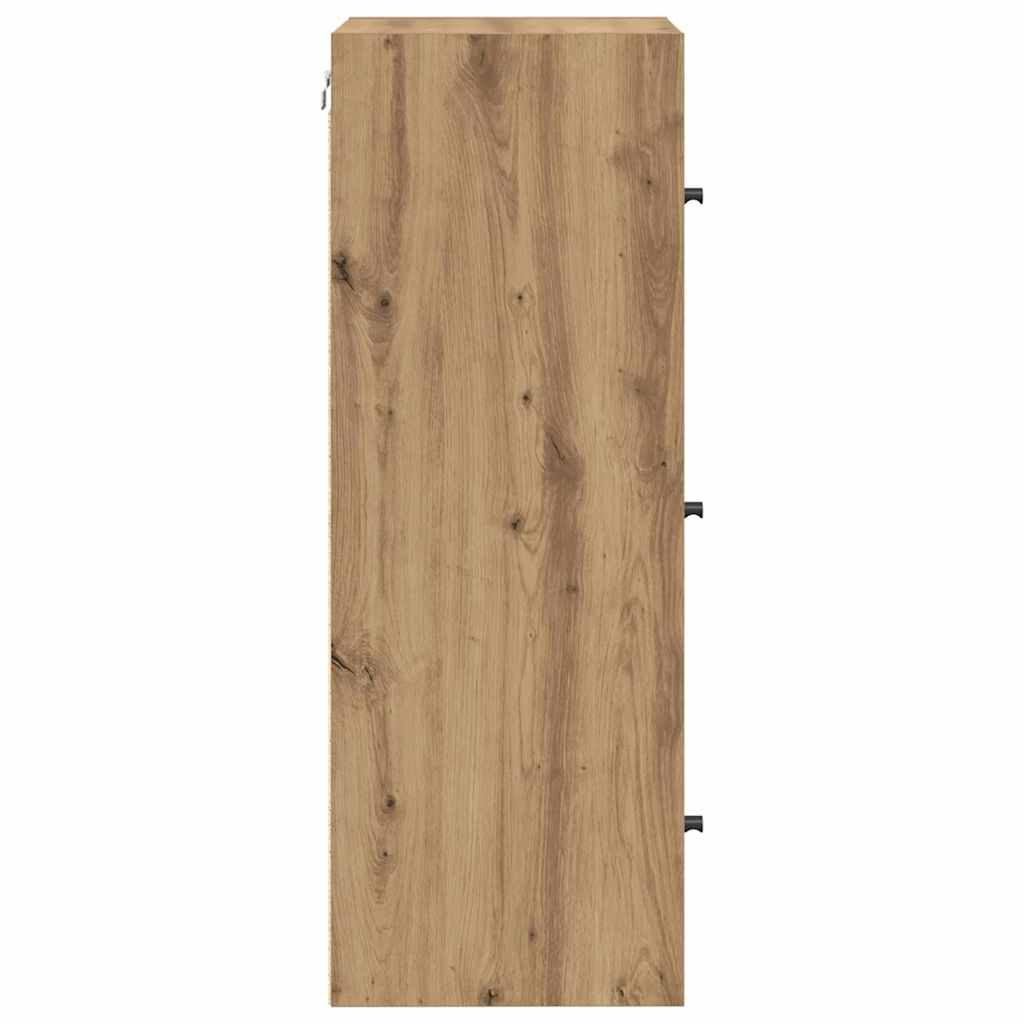 Wandkast Artisan Eiken 35 x 37 x 102 cm Bewerkt hout