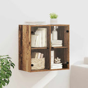 Wandkast 68x37x68,5 cm bewerkt hout