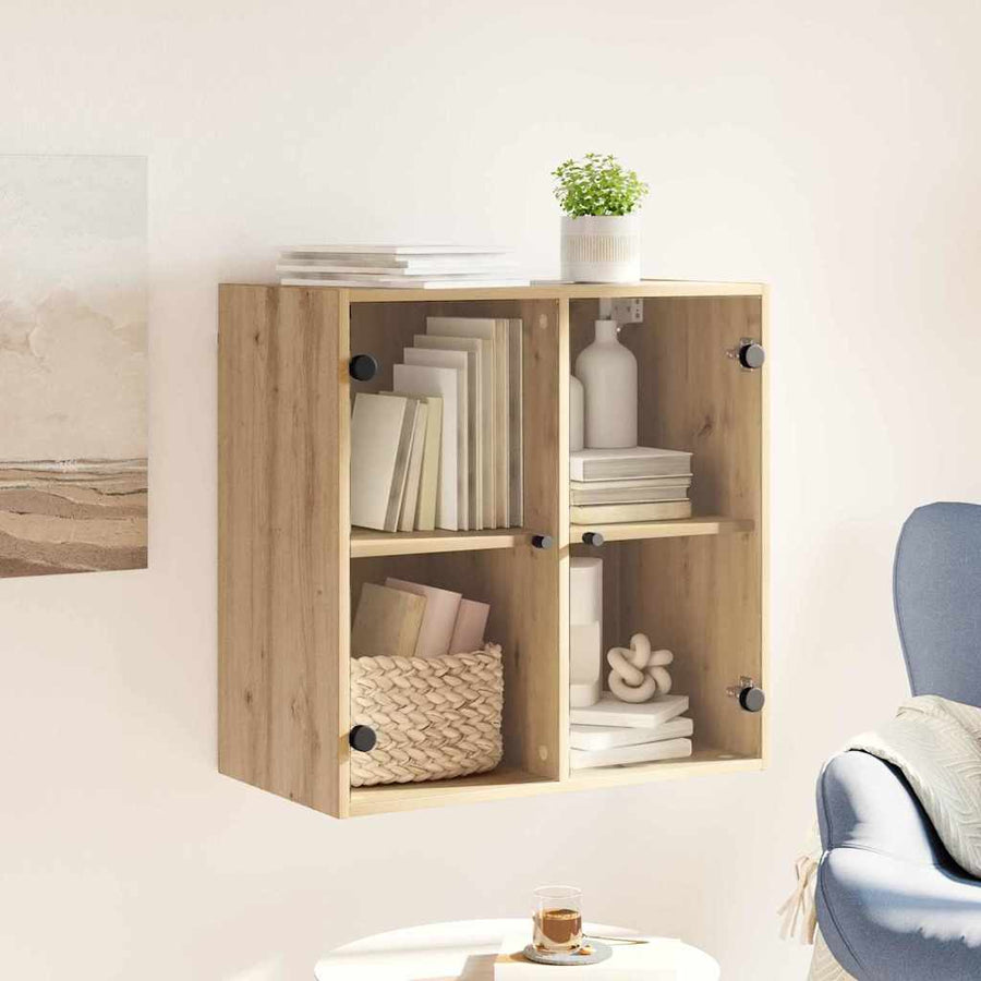 Wandkast Artisan Eiken 68 x 37 x 68,5 cm Bewerkt hout