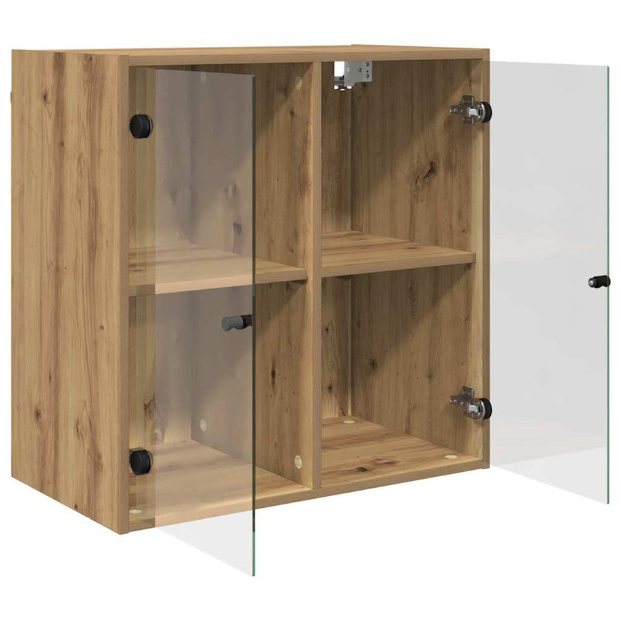 Wandkast Artisan Eiken 68 x 37 x 68,5 cm Bewerkt hout