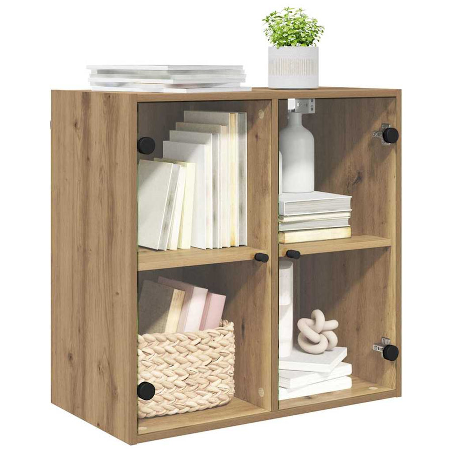 Wandkast Artisan Eiken 68 x 37 x 68,5 cm Bewerkt hout