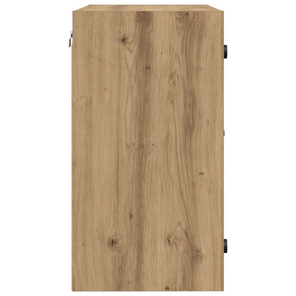 Wandkast Artisan Eiken 68 x 37 x 68,5 cm Bewerkt hout