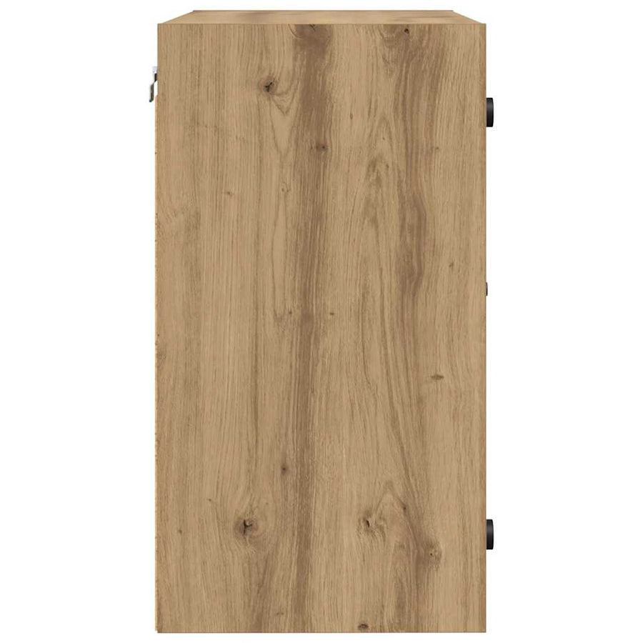 Wandkast Artisan Eiken 68 x 37 x 68,5 cm Bewerkt hout