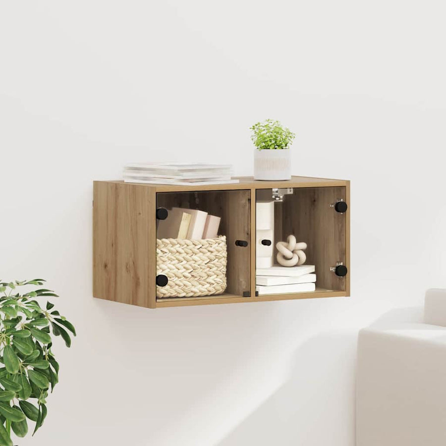 Wandkast Artisan Eiken 68 x 37 x 35 cm Bewerkt hout