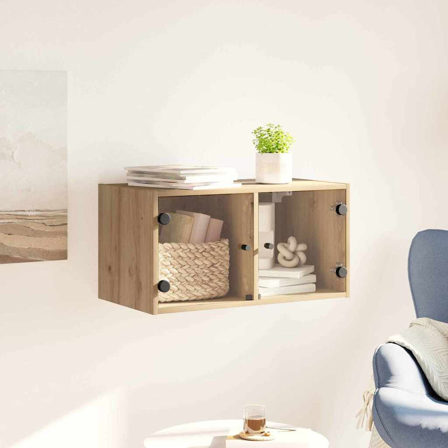 Wandkast Artisan Eiken 68 x 37 x 35 cm Bewerkt hout