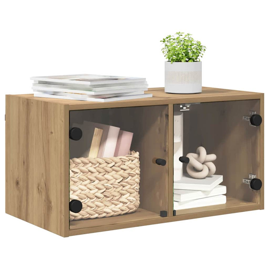 Wandkast Artisan Eiken 68 x 37 x 35 cm Bewerkt hout