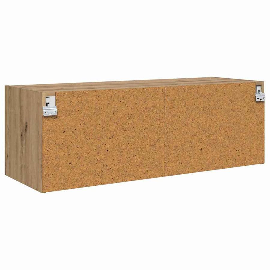 Wandkast Artisan Eiken 102 x 37 x 35 cm Bewerkt hout