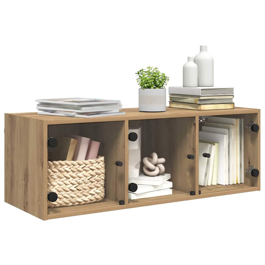Wandkast Artisan Eiken 102 x 37 x 35 cm Bewerkt hout
