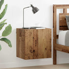 tv wandkast 40,5x30x40 cm oud hout