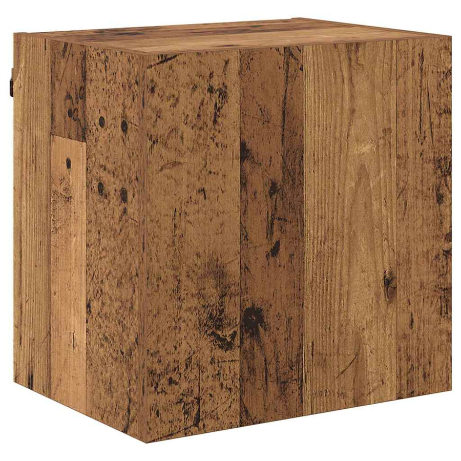 TV Wandkast Wandgemonteerd Oud Hout 40,5x30x40cm Bewerkt hout