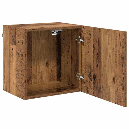 TV Wandkast Wandgemonteerd Oud Hout 40,5x30x40cm Bewerkt hout