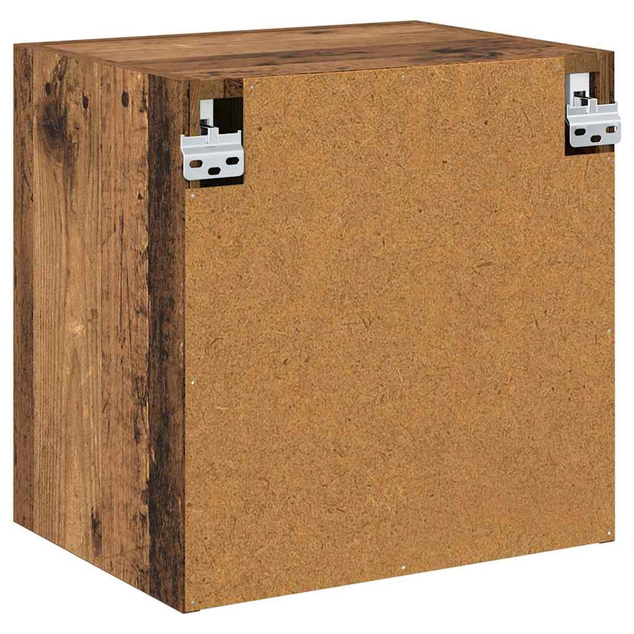 TV Wandkast Wandgemonteerd Oud Hout 40,5x30x40cm Bewerkt hout