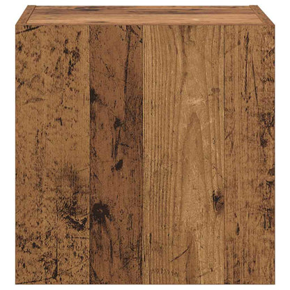 TV Wandkast Wandgemonteerd Oud Hout 40,5x30x40cm Bewerkt hout