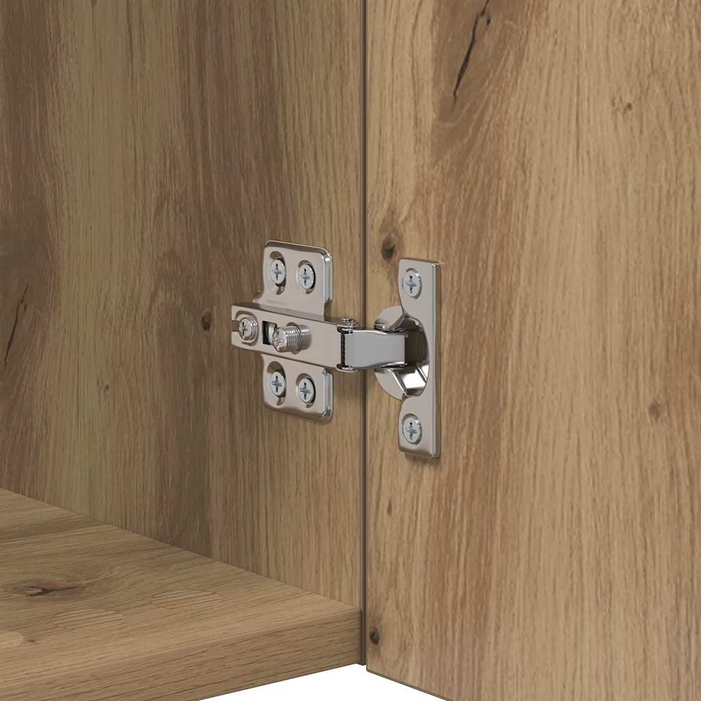 TV Wandkast Artisan Eiken 40,5x30x40cm Bewerkt hout